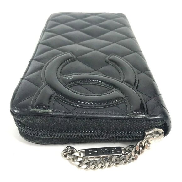 CHANEL Cambon Line CC CC Mark Long wallet Zip Around Long Wallet - Picture 3 of 14